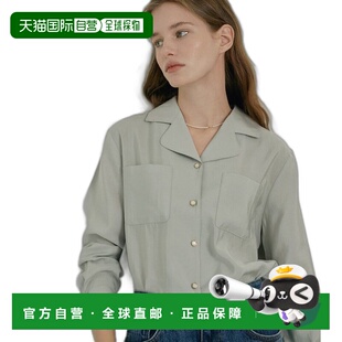 AN23FT2002MT 雪纺衫 Pocket Colla 韩国直邮ANEDIT Open 女士女装