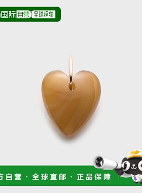 1h可退 日本直邮NOJESS K10天然石心形魅力吊坠（M） 30242117016