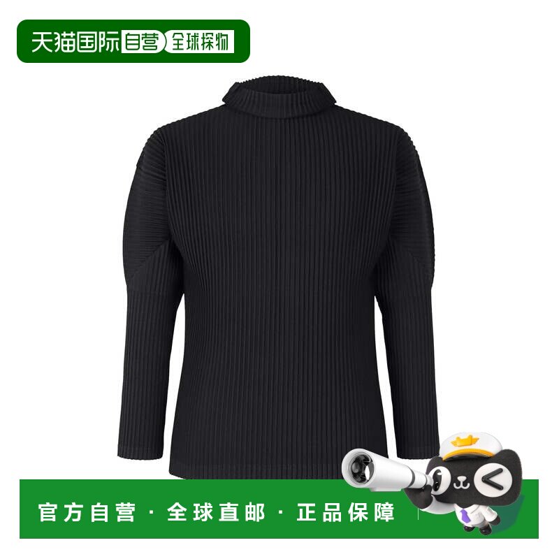 日本直邮三宅一生褶皱男装系列基础款上衣 HP55JK522 黑色 [HOMME图片