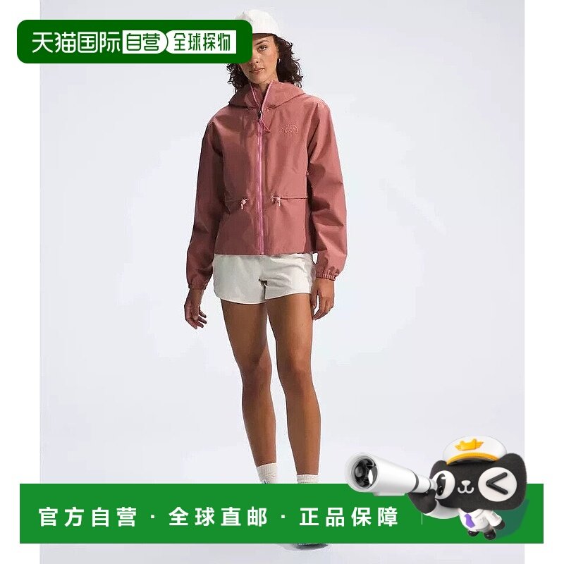 自营The North Face Daybreak防雨夹克女式浅桃花心木长袖PHC199-
