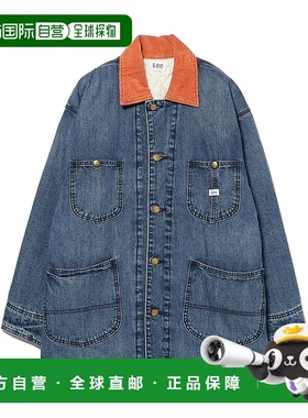 1h可退 日本直邮Lee 女士宽松连帽夹克 原创2/1 JELT丹宁 口袋设