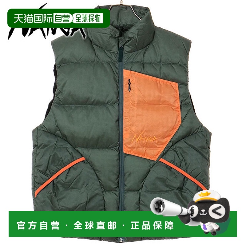日本直邮NANGA MAZENO RIDGE 背心 [N2530-0A074C FW25] 男士羽绒