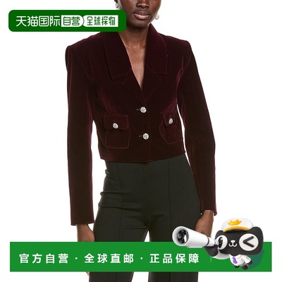 自营Endless Rose Cropped Collared Blazer - red 美国奥莱直发