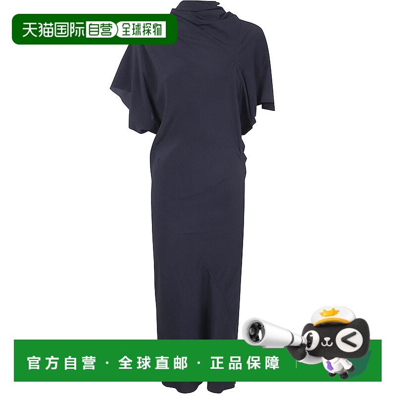 香港直邮RICK OWENS 女士连衣裙 RP01F6543CC09 SS2026 黑色