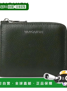 日本直邮VANQUISH 迷你钱包零钱包男士 L 形拉链迷你钱包深 43530