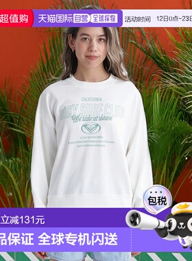 日本直邮ROXY SURF CLUB 女士长袖T恤 白色卫衣 24SPRLT241068WHT