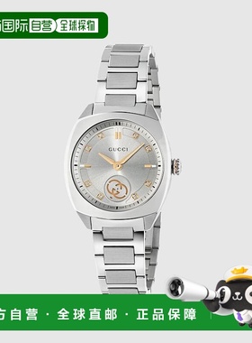 自营欧洲直邮Gucci古驰女士钢Interlocking 29毫米腕表新款