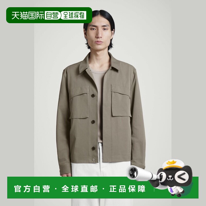 自营欧洲直邮COS 男士工装风棉质斜纹夹克外套长袖衬衫男装图片