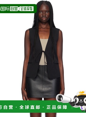 1h可退 香港直邮潮奢 ST.AGNI 女士 黑色 Rouleau 马甲 S24201BLK