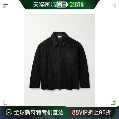 香港直邮潮奢 Fear Of God 男士 Logo-Appliqued 绒面革夹克 FG83