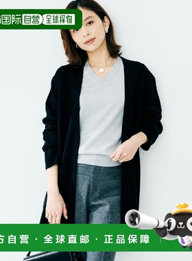 1h可退 日本直邮UNTITLED 女装 宽松米兰罗纹开衫 半身轻薄外搭 1