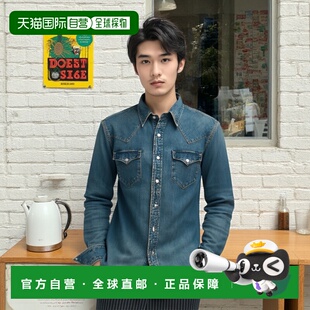 香港直邮RRL 拉夫 劳伦RRL 男士 修身牛仔西部风格衬衫 782505188