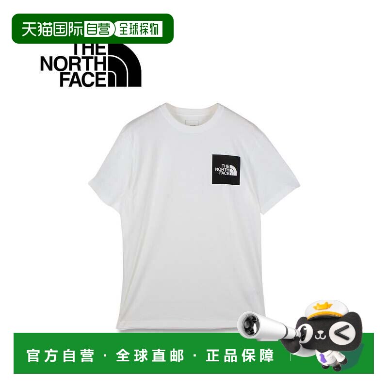 日本直邮The North Face T恤 男士女士 白色半袖 NF0A55UX北面图片