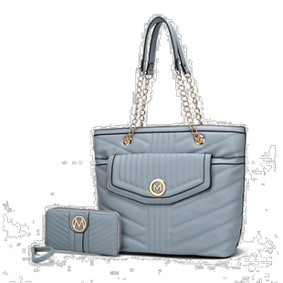 自营mia k collection带钱包的 Chiari 手提袋 &ndash; 2 件。 牛