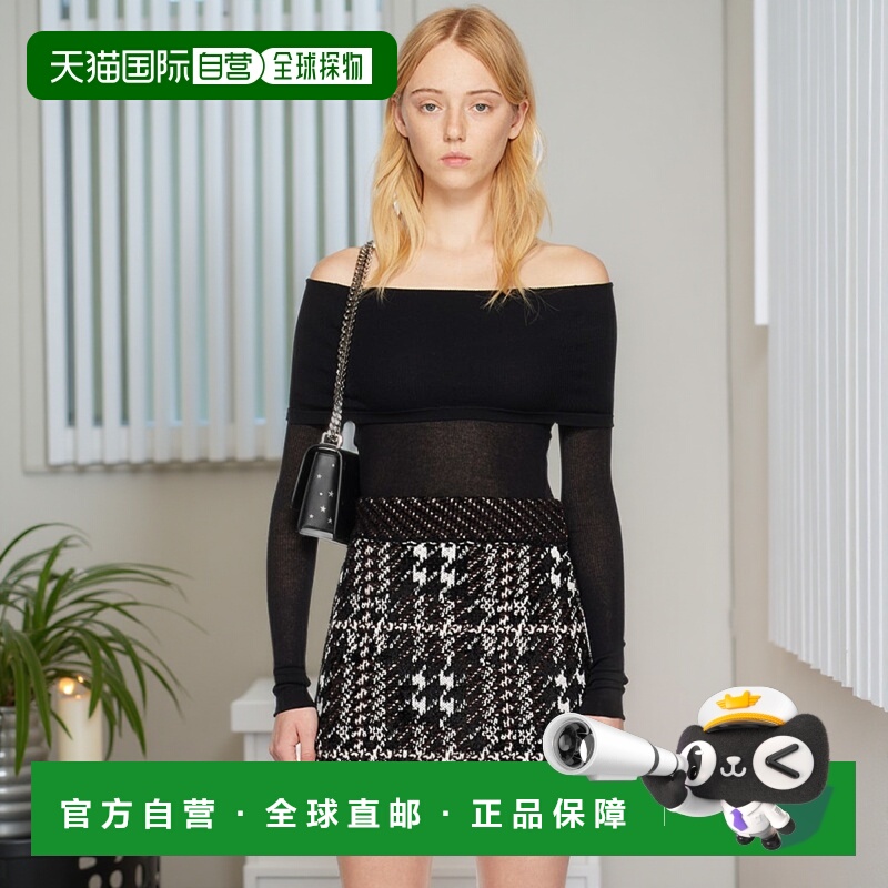 香港直邮潮奢 Burberry 巴宝莉 女士 黑色 Zadine 针织衫 8063363