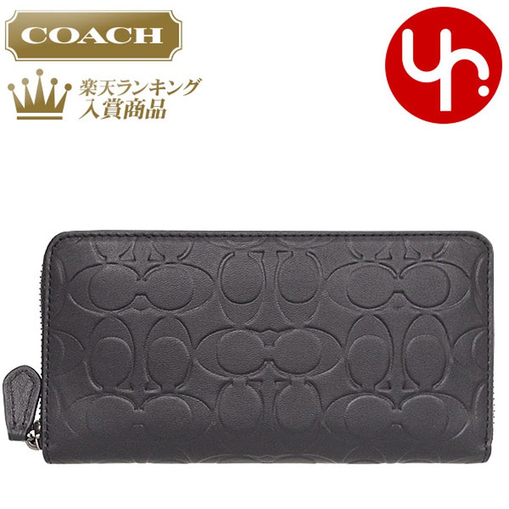 COACH钱包FCE551CE551特殊光滑手风琴全拉链项目男士蔻驰