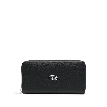 DIESEL 女士钱包 X09015P0685T8013 AW2024 黑色 EVO钱包