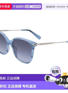 自营 Longchamp Women's 54 mm Marble Blue Opticals - marble b