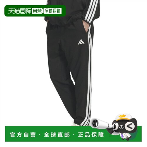 日本直邮adidas 男士运动长裤 3 STRIPES LOOSE FIT LIGHT WOVEN