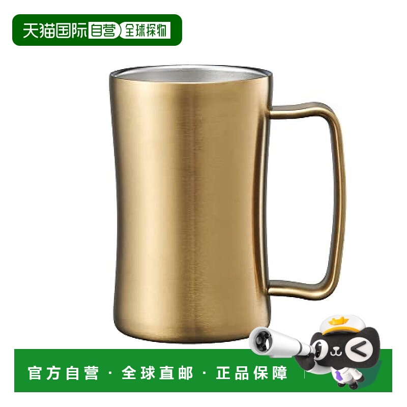 【日本直邮】Doshisha 带把啤酒杯 420GD DSJG420GD