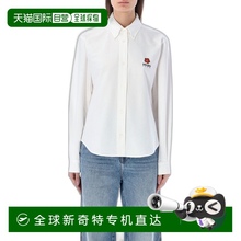 1h可退 香港直邮KENZO 女士衬衫 FD52CH0879LO01 SS2024 白色