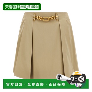 1h可退 香港直邮Balmain 带褶裥短裙 GF1LBB34CG43