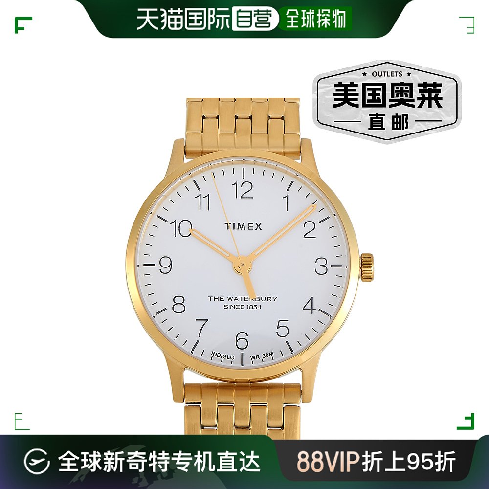 Timex Waterbury经典石英手表 TW2R72700-多【美国奥莱】直发