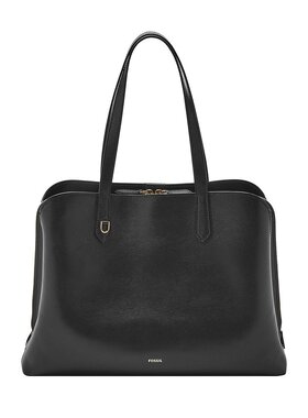 【美国奥莱】直发 Fossil 女式 Wren 聚氨酯手提包 - 黑色