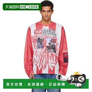 迪赛 男士 恤 香港直邮潮奢 A19539 Ruby Diesel 1h可退 红色