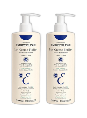 欧洲直邮Embryolisse恩倍思法国大宝深蓝色保湿身体乳400mlx2正品
