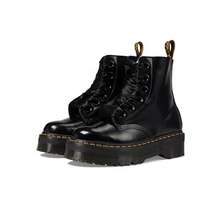 潮奢 Dr. Martens 马丁大夫 女士 Molly Quad 复古靴子