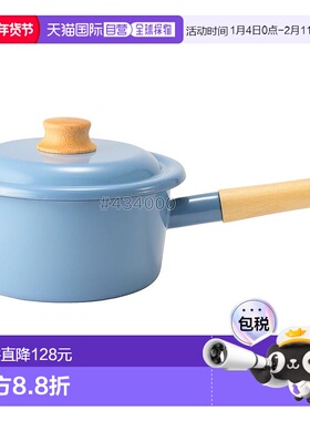 【日本直邮】富士珐琅加棉炖锅 18cm 灰蓝色 CTP-18S.AB