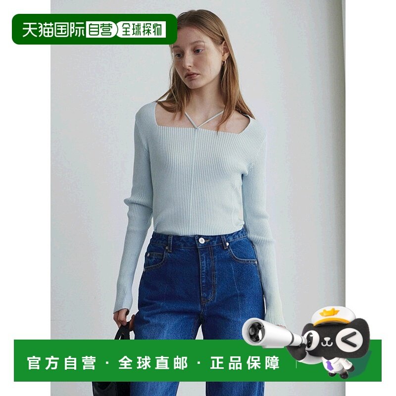 韩国直邮LOEUVRE 女士箱包相关配件 V-Strap Knit Pullover SK4XP1