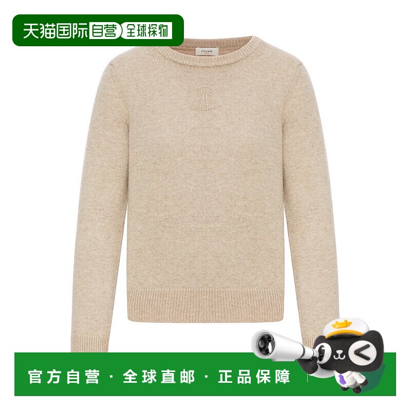 香港直邮CELINE 女士针织衫 RY02N317VGBY4 AW2025 花色 长袖针织