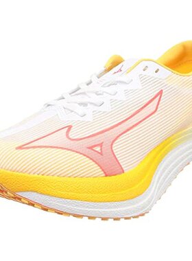 日本直邮Mizuno美津浓 田径鞋/跑鞋PRO25.5cm白x粉x黄2E U1GD2200