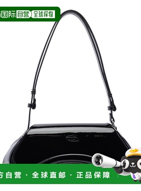 香港直邮DIESEL 女士斜挎包 X10221P6255T8013 AW2024 黑色 Play