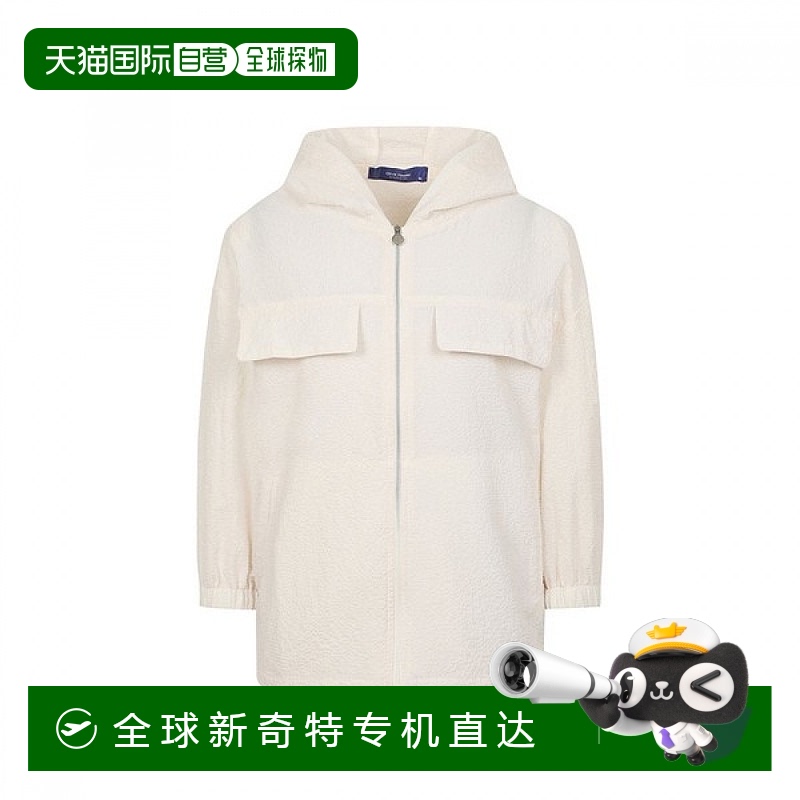 1h可退 韩国直邮欧利维亚哈斯勒  夏季口袋雪纺夹克 OHCMJP701