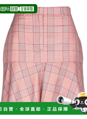 香港直邮calvin klein 女士 迷你半身裙 red红色 舒适时尚