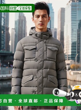 日本直邮Herno 羽绒服 外套 传奇 灰色 男士 HERNO PI004ULE 1245