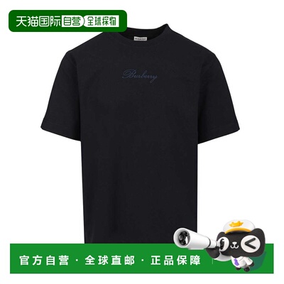 香港直邮BURBERRY 男士T恤 8119055C3795 SS2026 蓝色 T-shirt Ry