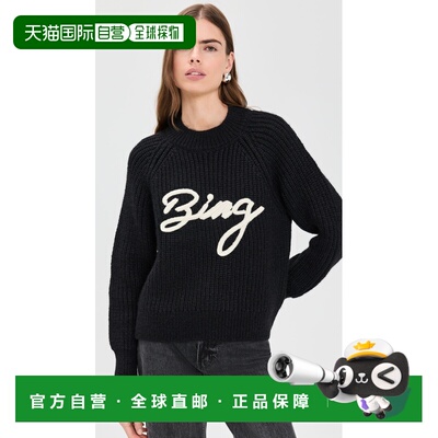 1h可退 香港直邮ANINE BING 女士 Bing Kendrick 毛衣 black黑色