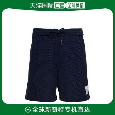 香港直邮THOM BROWNE 海军蓝色男士短裤 MJQ135A-J0003-415