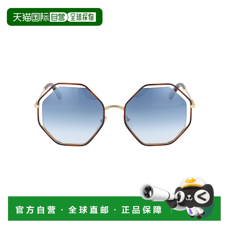 1h可退 香港直邮CHLOÉ 女士太阳镜 CE132S261 AW2024 蓝色 CE132S
