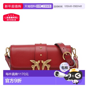 香港直邮PINKO 女士斜挎包 105824A0QOOA4Q AW2025 红色 'Mini Lo