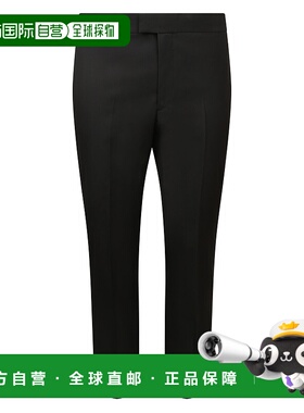 香港直邮GIVENCHY 男士休闲裤 BM50V813MP001 AW2023 黑色直筒裤