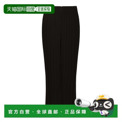 1h可退 香港直邮armani 阿玛尼 女士 Giorgio 褶饰长裤 GW001972T