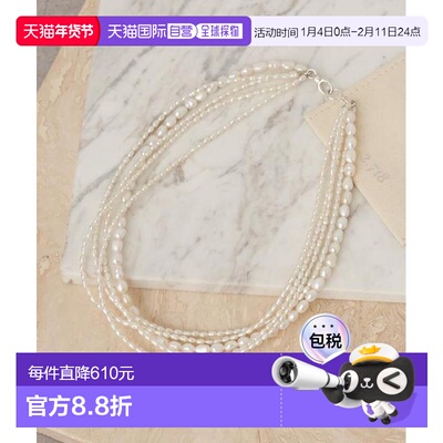 1h可退 日本直邮官方授权 GALLARDAGALANTE MIX珍珠五连项链