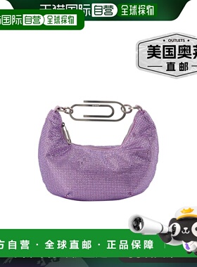 自营off-white20 号活页夹袋（水钻/紫丁香色）-紫色 【美国奥莱