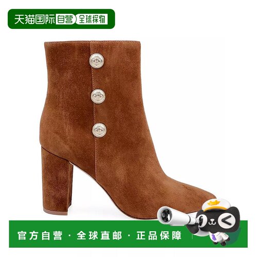 1h可退 【美国直邮】L AGENCE Theodora II 绒面革靴子 女鞋 时装