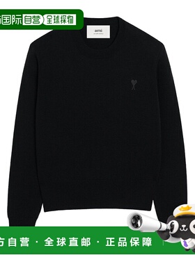 1h可退 香港直邮Ami Paris 羊毛圆领毛衣 FKS826001.